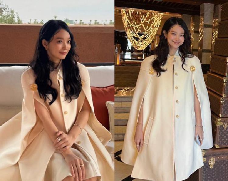 신민아 루이비통 케이프코트, 마라케시에서 터진 여신 룩 왜 다들 미치나